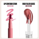 Huda Beauty Lip Stain and Lip Gloss Duo