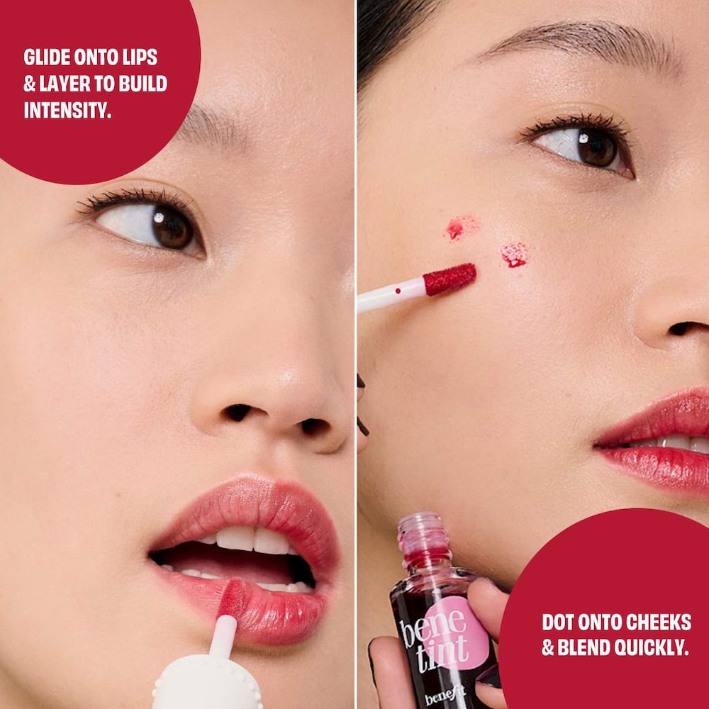 Benefit Benetint Liquid Lip + Cheek Blush Stain Benetint