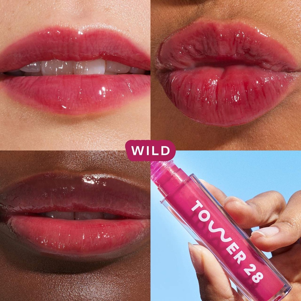 Tower 28 ShineOn  Lip Oil Jelly Wild