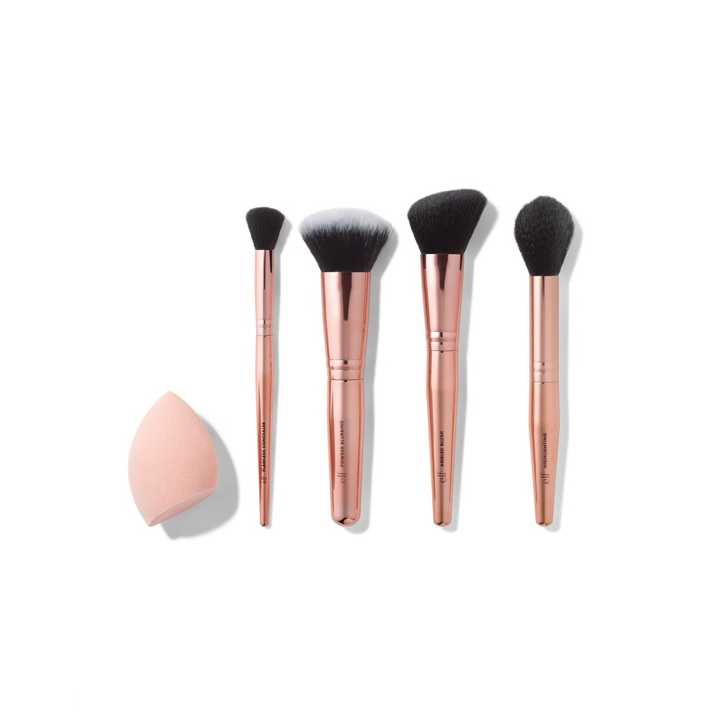 Elf Complexion Essentials Brush & Sponge Set