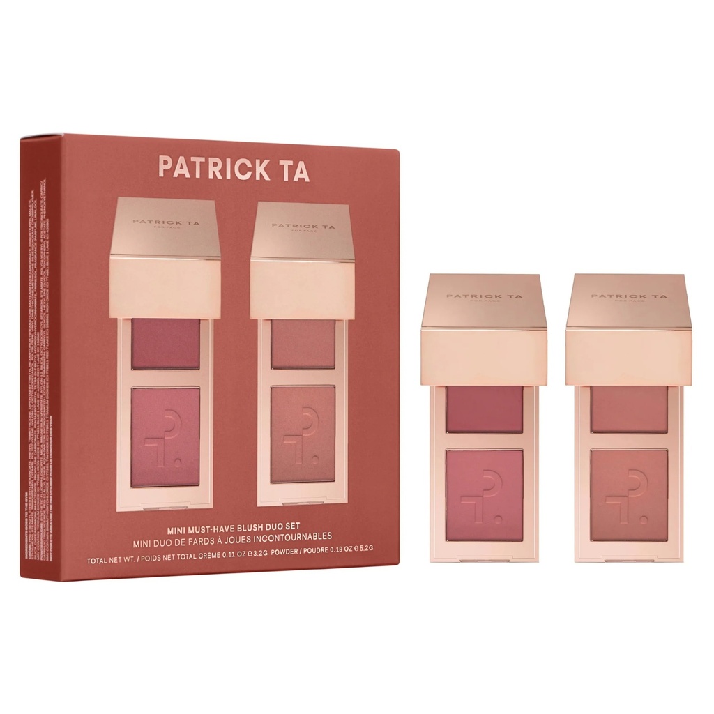 Patrick Ta Mini Must Have Crème & Powder Blush Duo Set