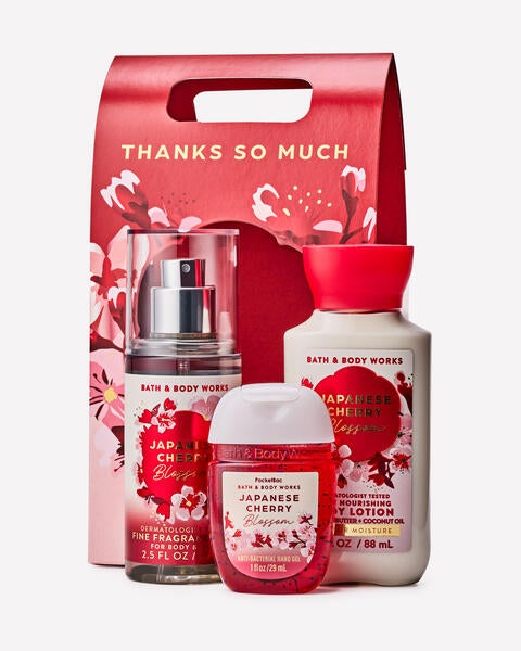 Bath and Body Works Japanese Cherry Blossom Mini Gift Set