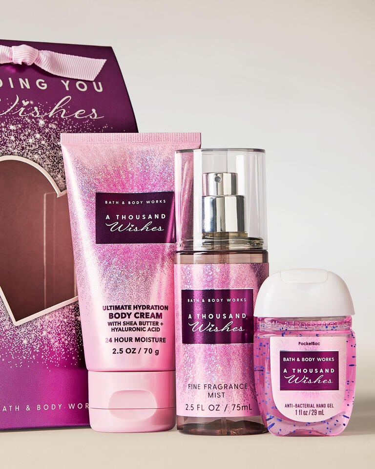 Bath and Body Works A Thousand Wishes Mini Gift Set