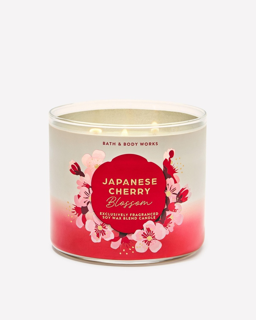 Bath and Body Works Japanese Cherry Blossom 3-Wick Candle