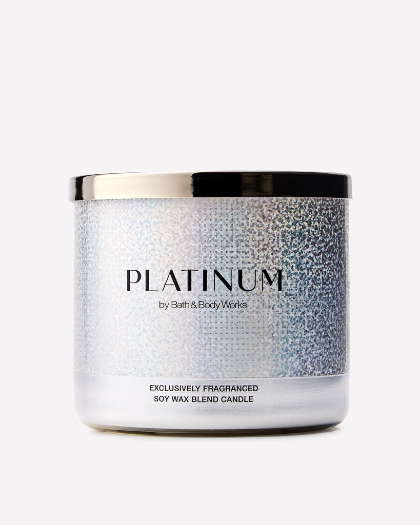 Bath and Body Works Platinum 3-Wick Candle