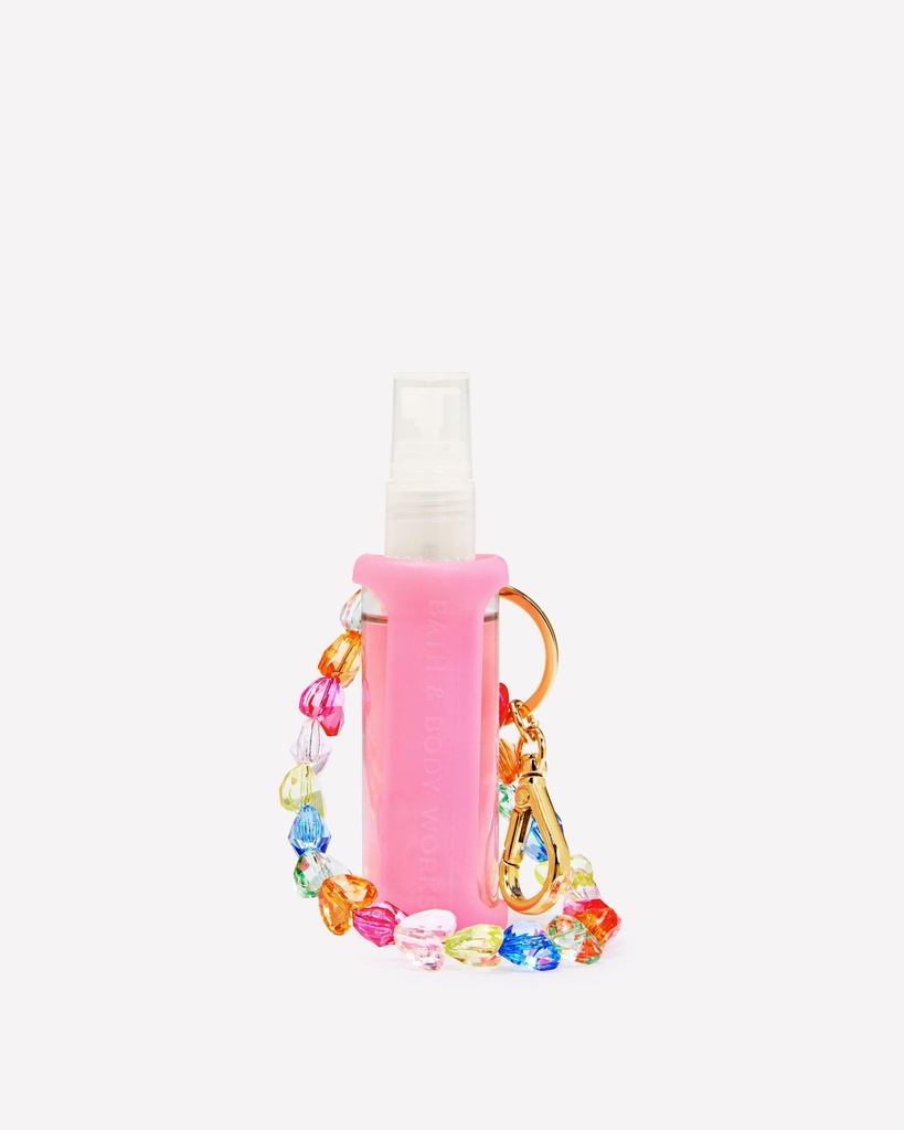 Bath and Body Works Pink Wristlet Sanitizer Spray Holder