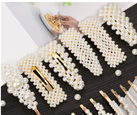 Large Pearl Hair Clip