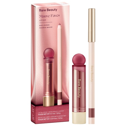 [RB062] Rare Beauty Mauve Faves Lip Duo Makeup Gift Set