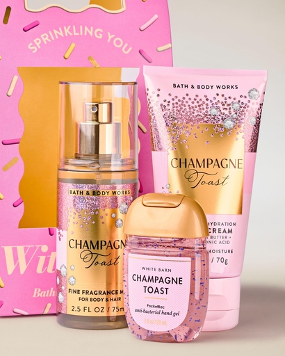 [BB107] Bath and Body Works Champagne Toast Mini Gift Set