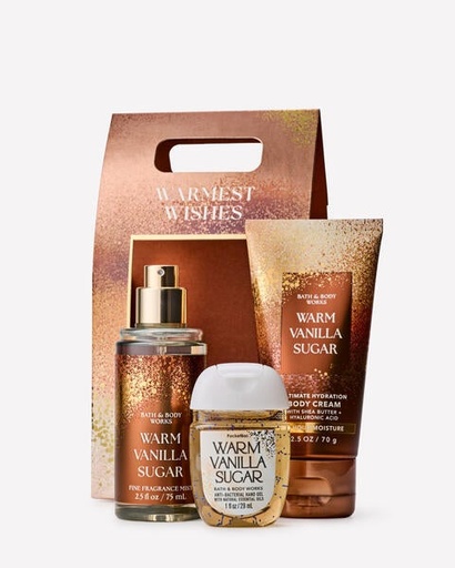 [BB109] Bath and Body Works Warm Vanilla Sugar Mini Gift Set