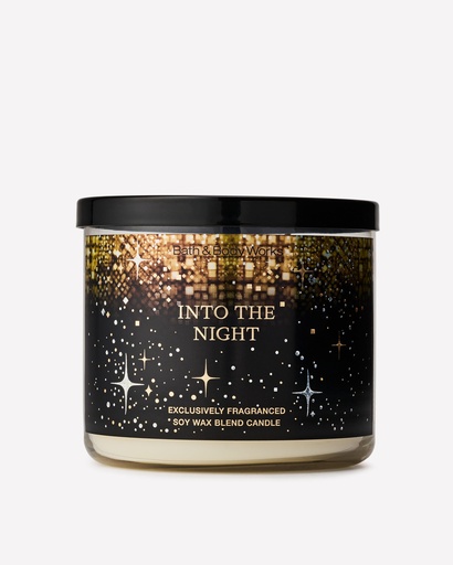 [BB121] Bath and Body Works Into the Night 3-Wick Candle
